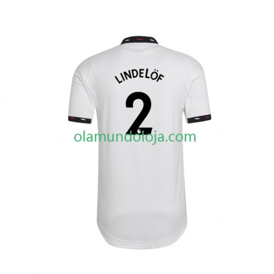 Camisola Manchester United Victor Lindelof 2 Homem Equipamento Segundo 2022-2023 Manga Curta